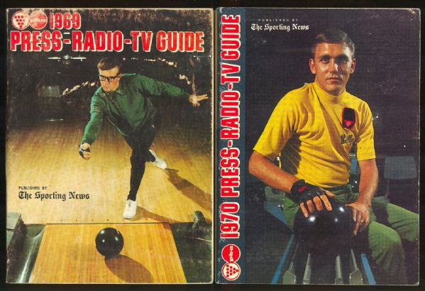 1969-1971 The Sporting News PBA Press Guides (3)