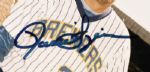 1980s Ted Simmons Rollie Fingers & Robin Yount Milwaukee Brewers Signed 8 x 10 - JSA