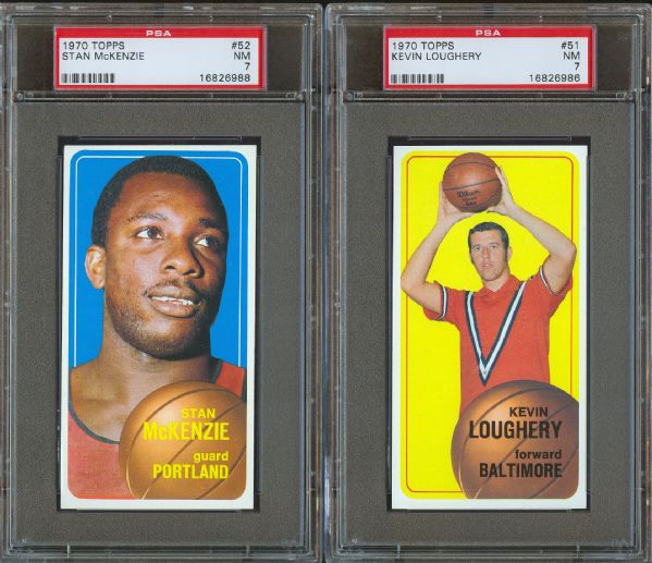 1970 Topps PSA Graded NM 7 Collection (3)