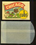 1950s Chicago Cubs Decal w/Original Envelope