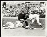 1970 Ernie Banks Chicago Cubs & Lou Brock St. Louis Cardinals SPORT Magazine Archive Collection First Generation 8" x 10" Photo (MEARS LOA)
