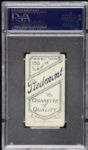 1909 - 11 T206 John McGraw New York Giants Finger in Air Piedmont Back Card - PSA VG 3