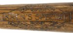 1930's Ray Mueller Krens Autograph Model Bat - Boston Braves / Reds -(MEARS Auction LOA)