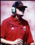 1990s Tom Osborne Univ. of Nebraska Signed 8" x 10" Photo - JSA