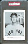 1958-61 Jay Publishing Photos PSA Graded Collection (5) Including Maury Wills / Dodgers / Red Sox / Phillies