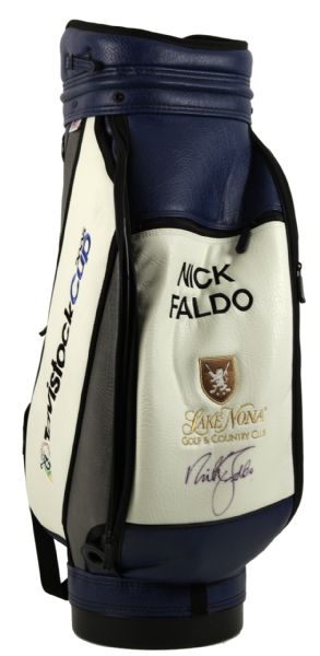 2005 Nick Faldo Tavistock Cup Personal Golf Bag Signed - JSA