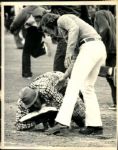 1973 World Series Oakland Athletics New York Mets The Sporting News Collection Archives Original Photos (Sporting News Collection Hologram/MEARS Photo LOA) - Lot of 34