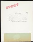 Ron Santo Chicago Cubs Sport Magazine Photographs (5)