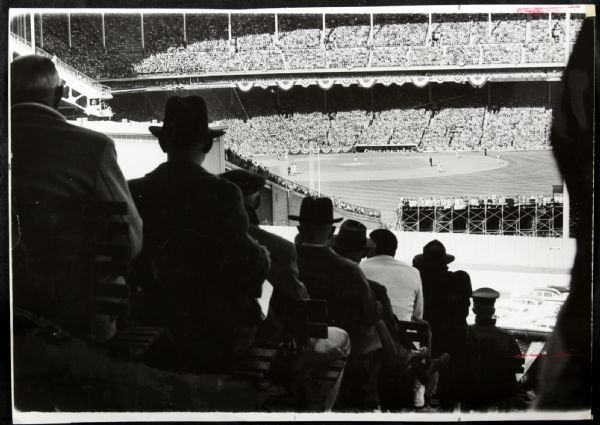 1958 Milwaukee County Stadium "The Sporting News Collection Archives" Original First Generation 10" x 14" Choice Jumbo Oversized Photo (TSN Collection Hologram/MEARS Photo LOA) 1:1, Unique