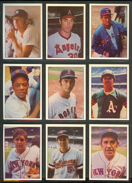 1975 SSPC Superstars Set (42) Including Mantle, Williams, Mays & Yastrzemski
