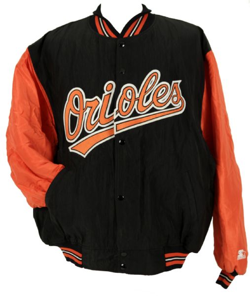 1990s Baltimore Orioles Game Worn Jacket - (MEARS Auction LOA)