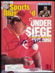 1979-89 Pete Rose Cincinnati Reds Signed Sports Illustrated - JSA