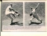 1962-74 circa Sandy Koufax Los Angeles Dodgers "The Sporting News Collection Archives" Original Photos (Sporting News Collection Hologram/MEARS Photo LOA) - Lot of 5