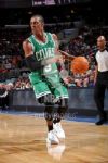 2010-11 Rajon Rondo Boston Celtics Signed Game Worn Nike Shoes (MEARS LOO) (JSA Auction LOA)