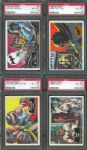 1966 Batman (Black Bat) PSA Graded EX-MT 6 Collection (19)