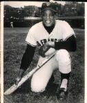 1964-74 circa Willie Mays San Francisco Giants New York Mets The Sporting News Collection Archives Original Photos (Sporting News Collection Hologram/MEARS Photo LOA) - Lot of 5