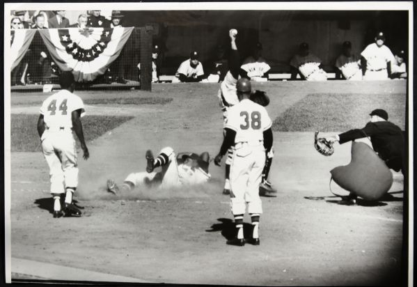 1958 Hank Aaron Milwaukee Braves "The Sporting News Collection Archives" Original First Generation 9.5" x 14" Choice Jumbo Oversized Photo (TSN Collection Hologram/MEARS Photo LOA) 1:1, Unique