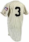 1969 Tucson Toros Game Worn Flannel Baseball Pacific Coast League Jersey w/ 2 Patches MLB 100th Anniversary (MEARS Auction LOA)