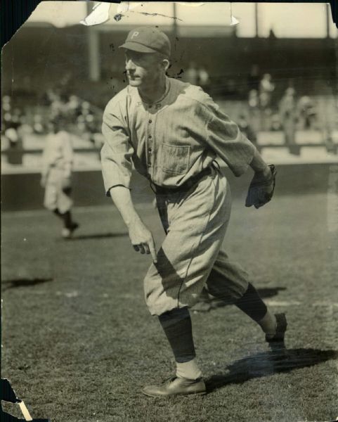 1913-14 Mike Mitchell Pittsburgh Pirates Charles Conlon "The Sporting News Collection Archives" Original 8" x 10" Generation 1 Photo (Sporting News Collection Hologram/MEARS Photo LOA)
