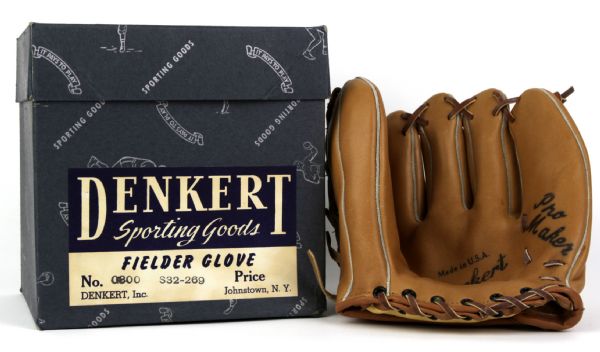 1960s Dean Chance Denkert Store Model Glove - 1961 Inaugural Season Los Angeles Angels ( MIB)