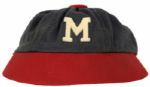 1953-65 High Grade Rare Milwaukee Braves Childs Cap - Souvenir from Milwaukee County Stadium