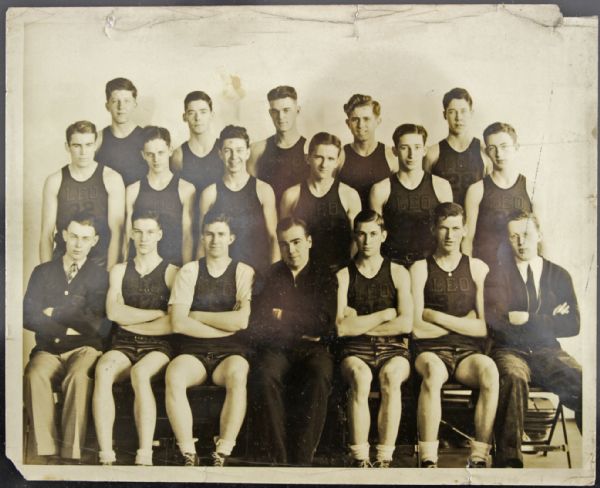 1944-46 Stanley Patrick Chicago American Gears College All American "TSN Collection Archives" Original Photos (TSN Collection Hologram/MEARS Photo LOA) - Lot of 3