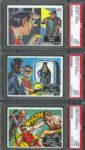 1966 Batman (Black Bat) PSA Graded MINT 9 (OC) Collection (6)