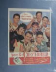 1950s Ted Williams Boston Red Sox & Stan Musial St. Louis Cardinals Signed Chesterfield Ad - JSA