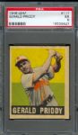 1948 Leaf St. Louis Browns Gerald Priddy #111 PSA EX 5