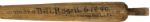 1940 Billy Rogell H&B Louisville Slugger Professional Model Sidewritten Lathe Bat - Chicago Cubs (MEARS Auction LOA)
