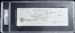 1960 Marilyn Monroe Signed Check - PSA/DNA Holder
