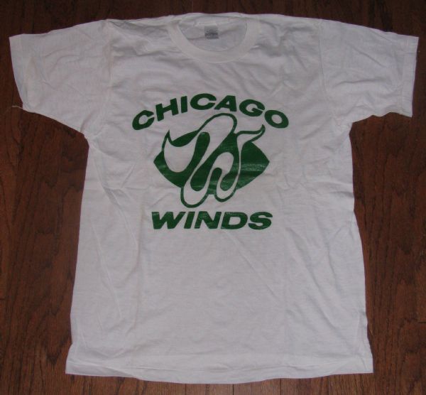 1975 Chicago Winds Official T-Shirts