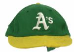 1970s Oakland As Game Worn Cap (MEARS LOA)