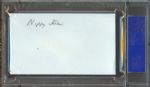 Milwaukee Braves Nippy Jones Signed Cut PSA/DNA