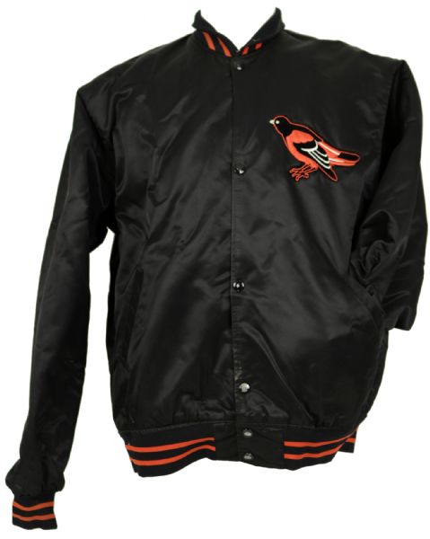 1980s Baltimore Orioles Game Worn Jacket - MEARS LOA