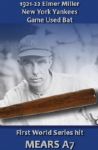 1921-22 RARE Elmer Miller H&B Louisville Slugger Professional Model Game Used Bat - First New York Yankee to Get a World Series Hit & Score 1921 (MEARS A7) One of a kind, 1:1