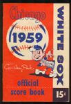 1959 American League Champs Chicago White Sox Scored Program vs Orioles