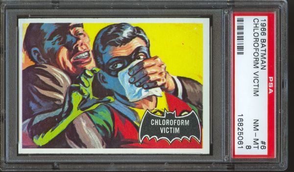 1966 Batman (Black) Chloroform Victim #6 PSA NM-MT 8
