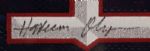 Mid 1990s Hakeem Olajuwon Houston Rockets Signed Jersey - JSA