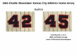 1961 Charlie Shoemaker Kansas City A's Home Jersey (MEARS A6.5)
