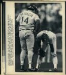 1988 World Series Los Angeles Dodgers Oakland Athletics The Sporting News Collection Archives Original Photos (Sporting News Collection Hologram/MEARS Photo LOA) - Lot of 83