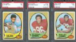 1970 Topps PSA Graded Collection (9) Including Elvin Bethea Rookie
