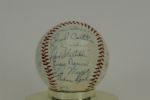 1960 Milwaukee Braves Team Signed ONL (Giles) Baseball w/ 28 Sigs. Incl. Hank Aaron Warren Spahn - JSA
