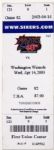 2003 Michael Jordan Last Game Package vs. Philadelphia including FULL Ticket