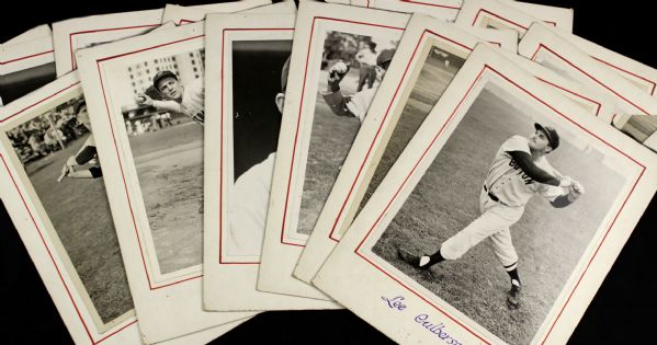 1942-45 Boston Red Sox Photo Lot (26) - Never Seen Before Images  w/ Ted Williams Bobby Doerr Joe Cronin