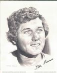 Linnett Scketches (6) Including Rod Carew w/ header card