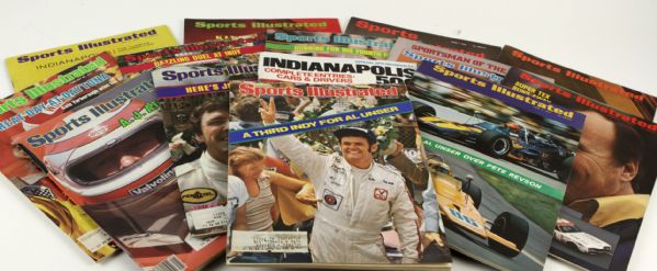 1964-80 Auto Racing Magazine - Lot of 16, Most Sports Illustrated