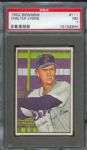 1952 Bowman Tigers Walter Evers #111 PSA NM 7