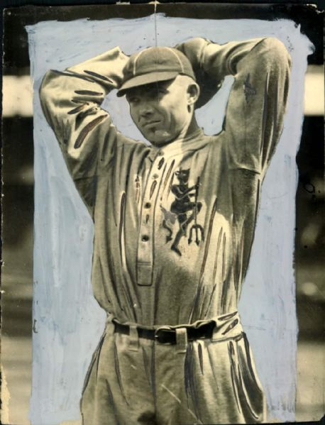 1925-29 Adolph Holzhauser Des Moines Demons "The Sporting News Collection Archives" Original Photo (Sporting News Collection Hologram/MEARS Photo LOA)