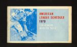 1960-1970 Chicago White Sox Pocket Schedule Booklets (4)
